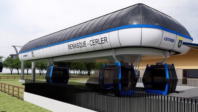 Recreación de la futura telecabina