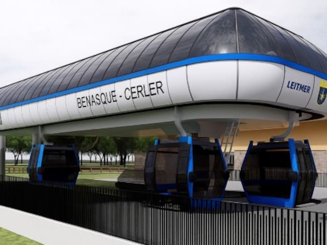 Recreación de la futura telecabina