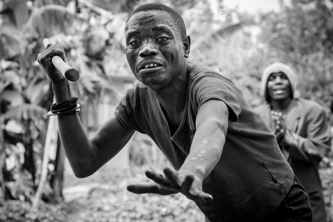 Una de las fotografías premiadas: Batwa