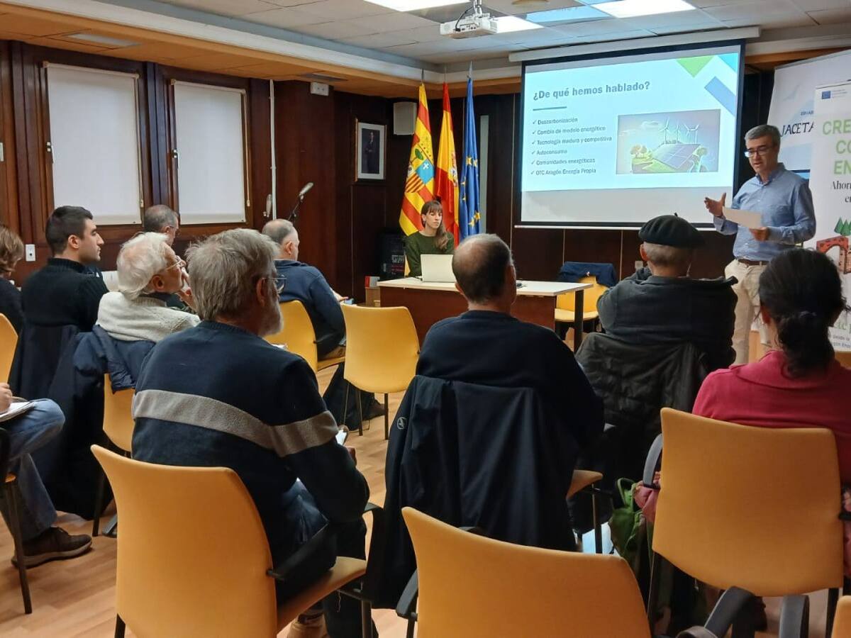 La OTC Aragón Energía Propia organiza un encuentro informativo en Barbastro