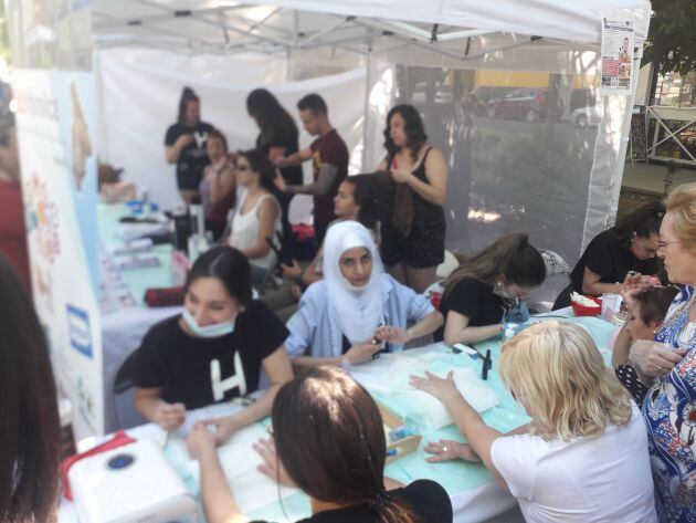 Taller en la Feria de la Formación Profesional.