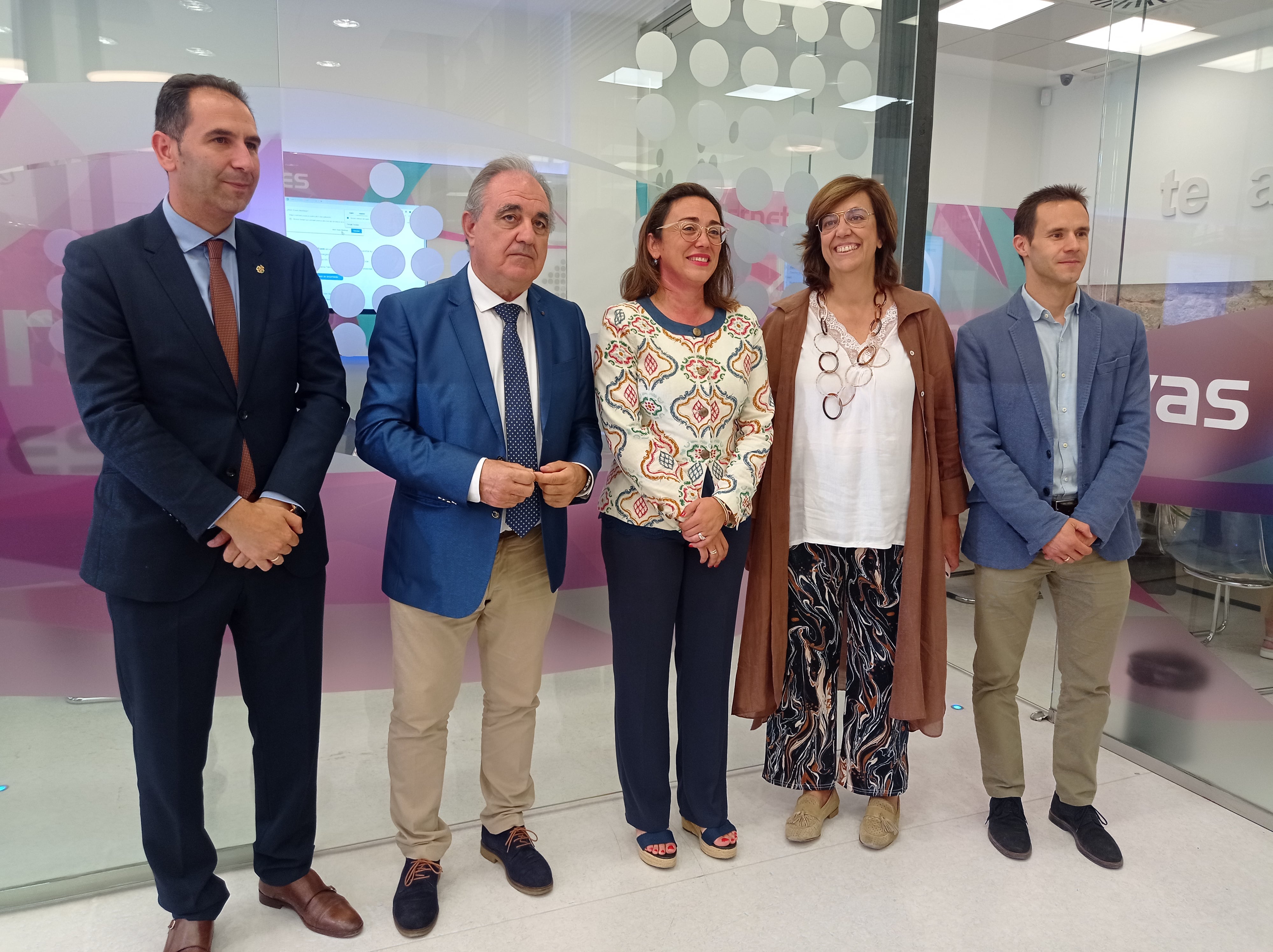 María González Corral durante su visita al Espacio CYL Digital de Palencia