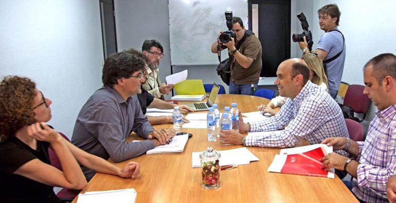 GUANYAR ALACANT y PSPV-PSOE Alacant avanzan en un principio de acuerdo programático