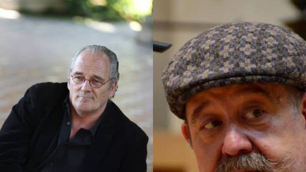 Terapia de risas para los enfermos de Can Misses con los actores Carlos Olalla y Ángel Jodra