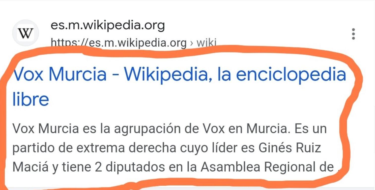 Ruiz Maciá ha publicado en Twitter la información errónea que sobre él había en Wikipedia
