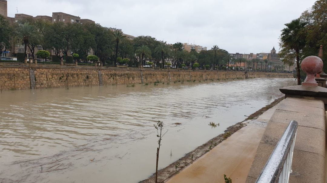 El río Segura a su paso por Murcia