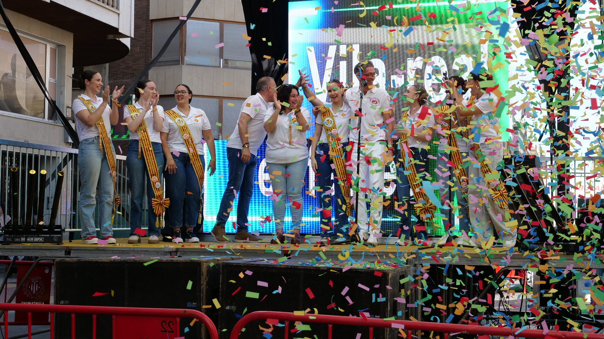 Acto de inaguración de las fiestas de Sant Pasqual este año