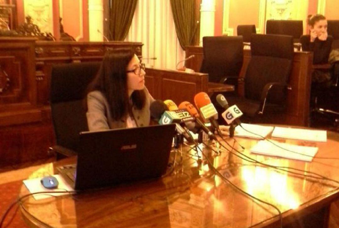 Aurea Soto durante su etapa de edil de Urbanismo