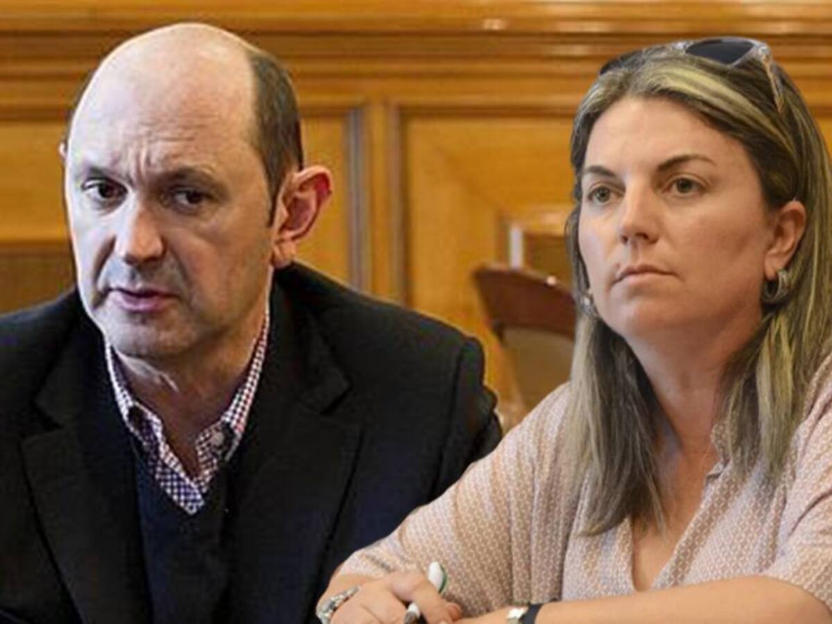 Rafael Louzán y Luisa Piñeiro en el banquillo