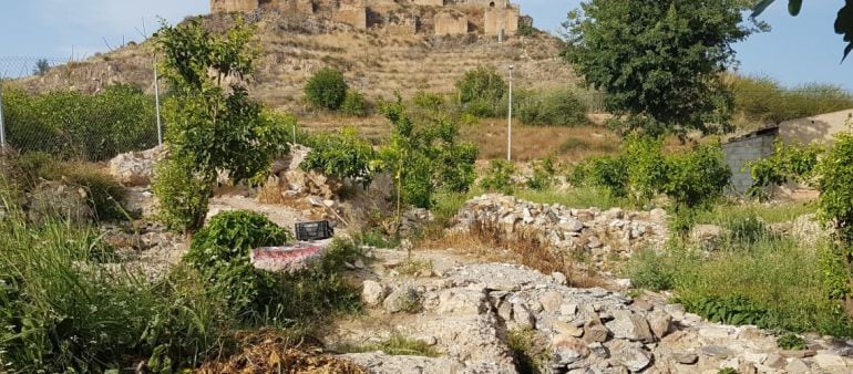 Lugar en el que ha comenzado la primera campaña de excavaciones en el Castillejo de Monteagudo 