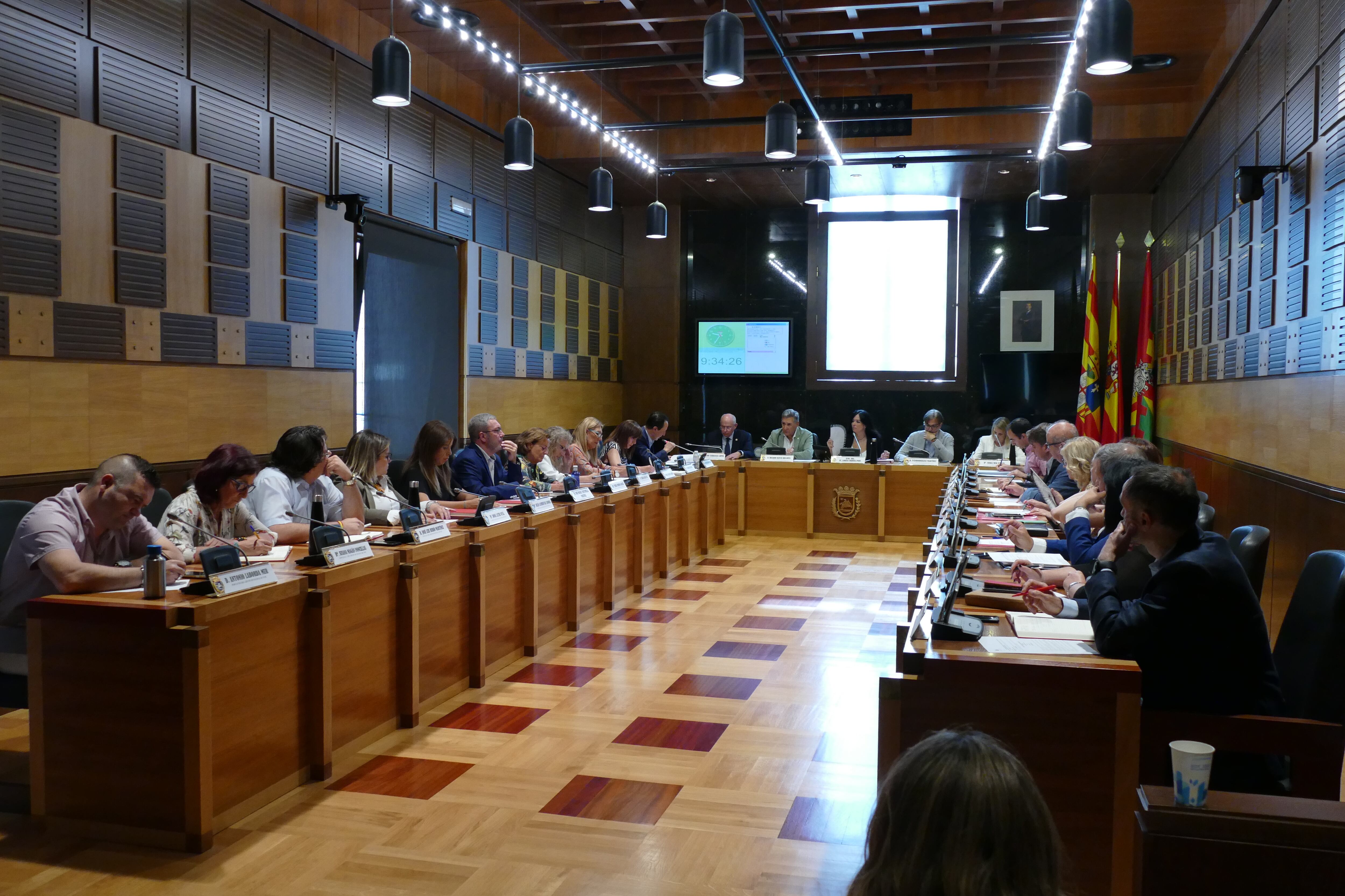 Pleno del Ayuntamiento de Huesca