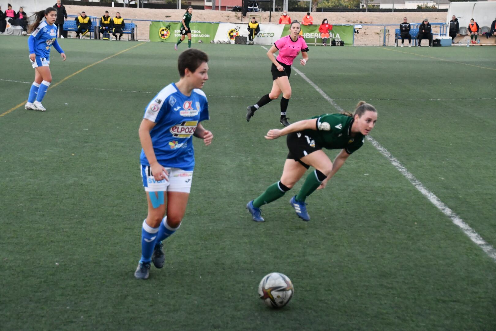 Foto del partido del Alhama ElPozo contra el CD Castellón