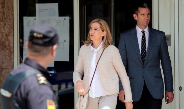 Cristina de Borbón e Iñaki Urdangarin en una imagen de archivo