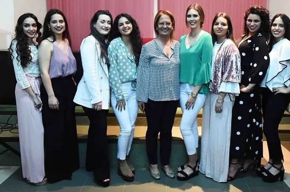 Damas y reina de la Feria Real