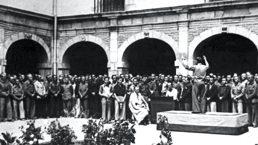 Parador de San Marcos durante su etapa como campo de concentración (Castor González)