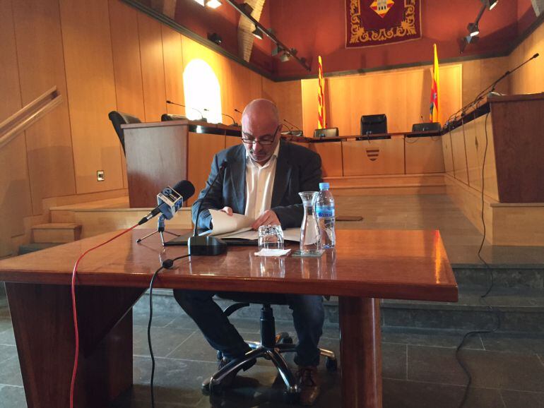 Xavier Sanllehí, alcalde de Castelló d'Empúries