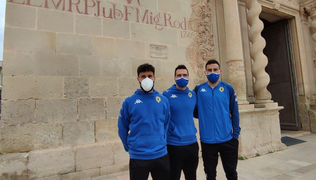 Diego Benito, Falcón y Benja, en la Santa Faz