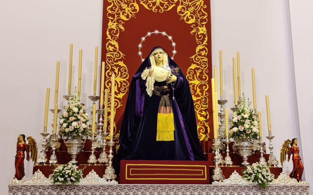 Imagen de la Virgen de los Dolores