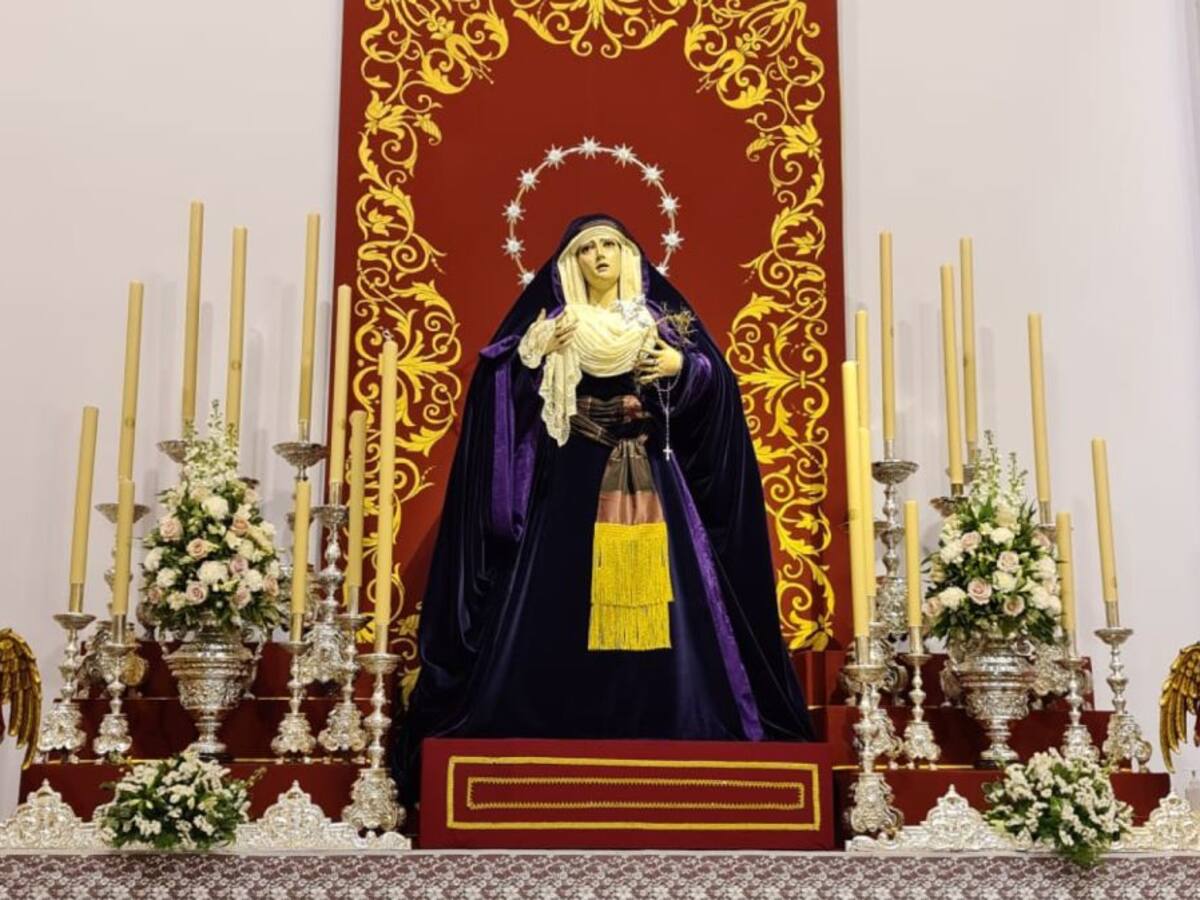 La Virgen de los Dolores de Puerto de la Torre ya tiene palio