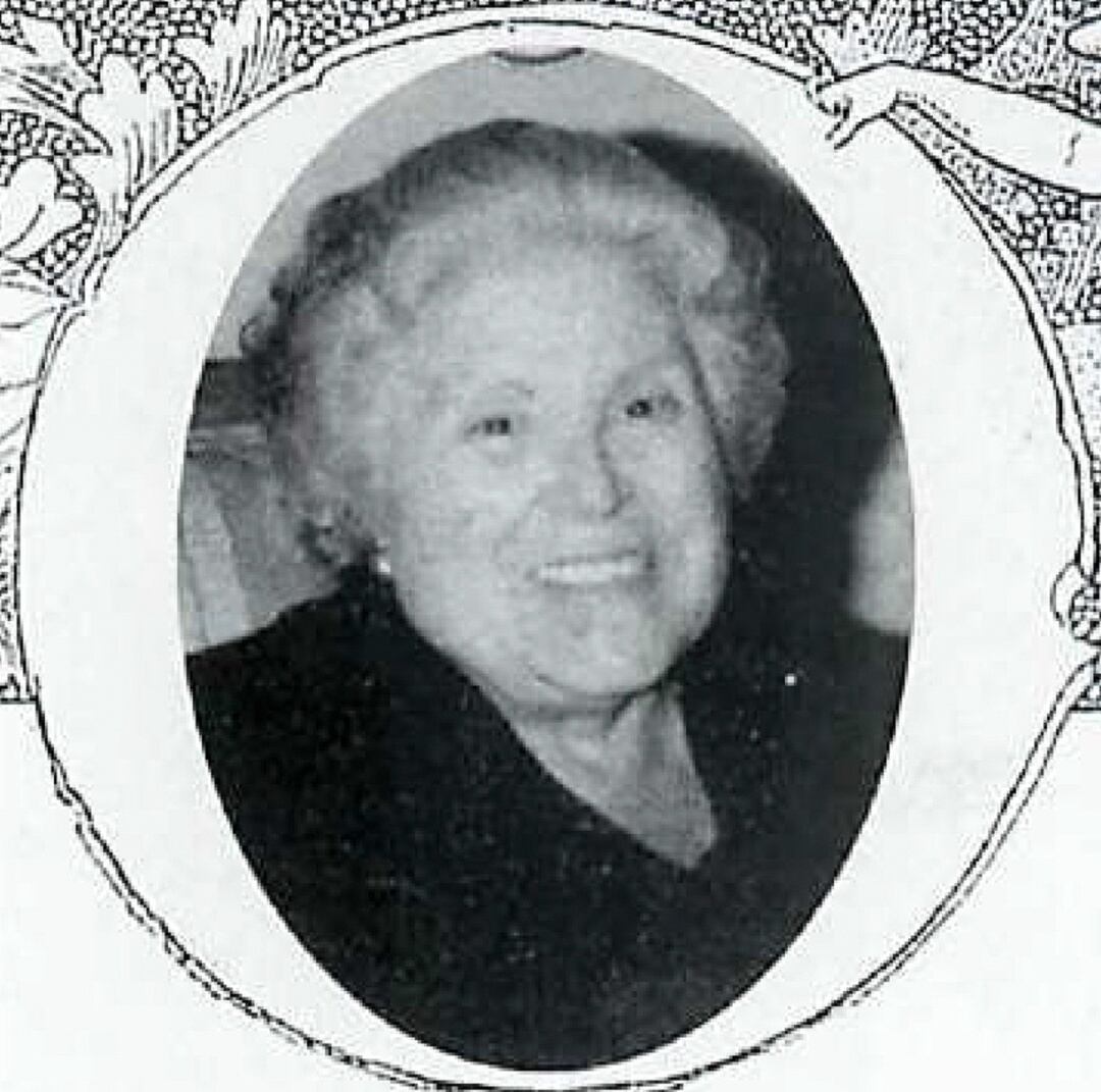 Josefina Ferrándiz Casares, en imagen de archivo, sacada de un artículo de la revista Alborada.