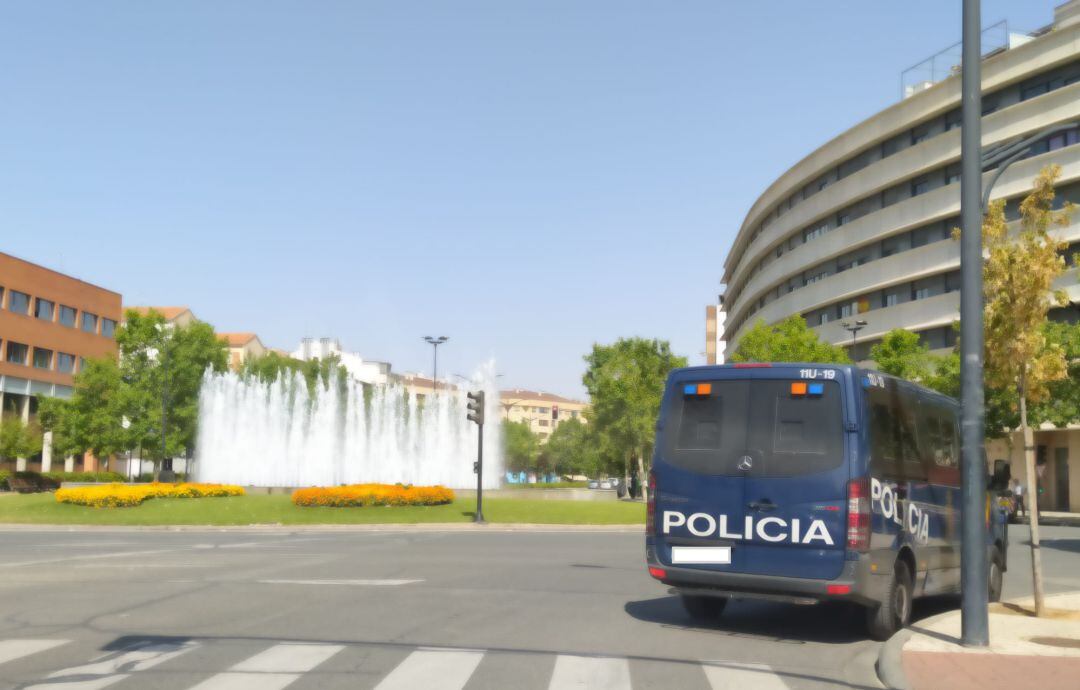 Normalidad con presencia policial en la Circunvalación esta mañana