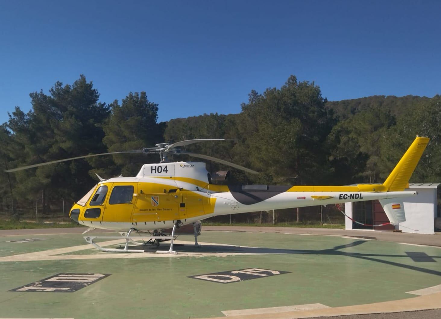 Imagen del helicóptero