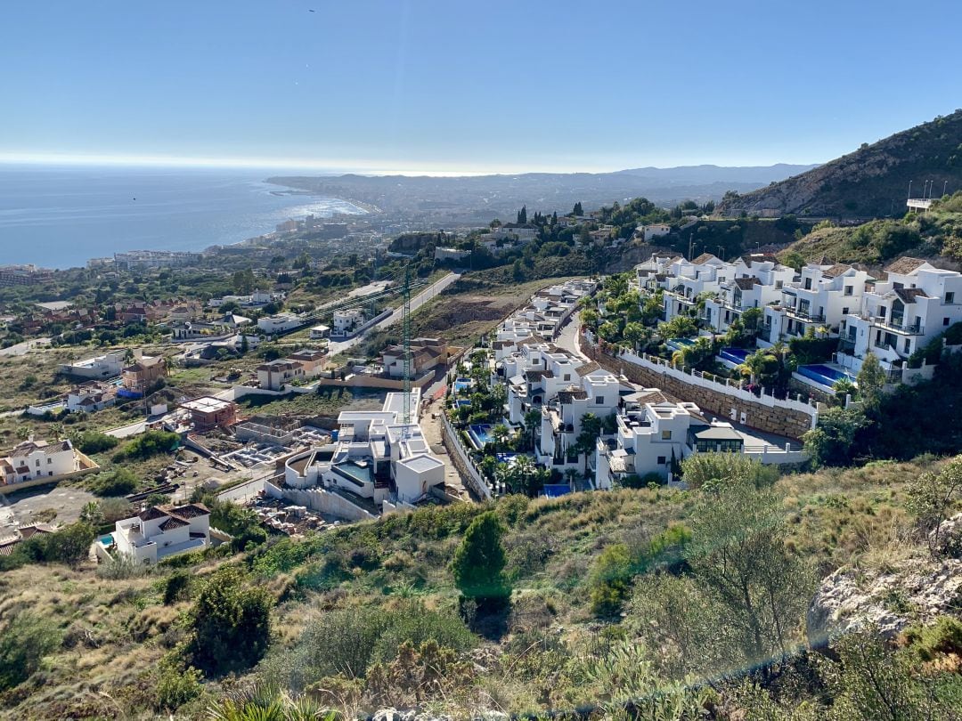 Urbanizaciones en el término municipal de Mijas (Málaga)