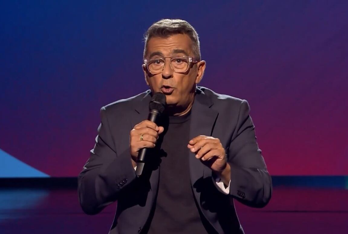 Buenafuente durante su monólogo en 'Futuro Imperfecto'