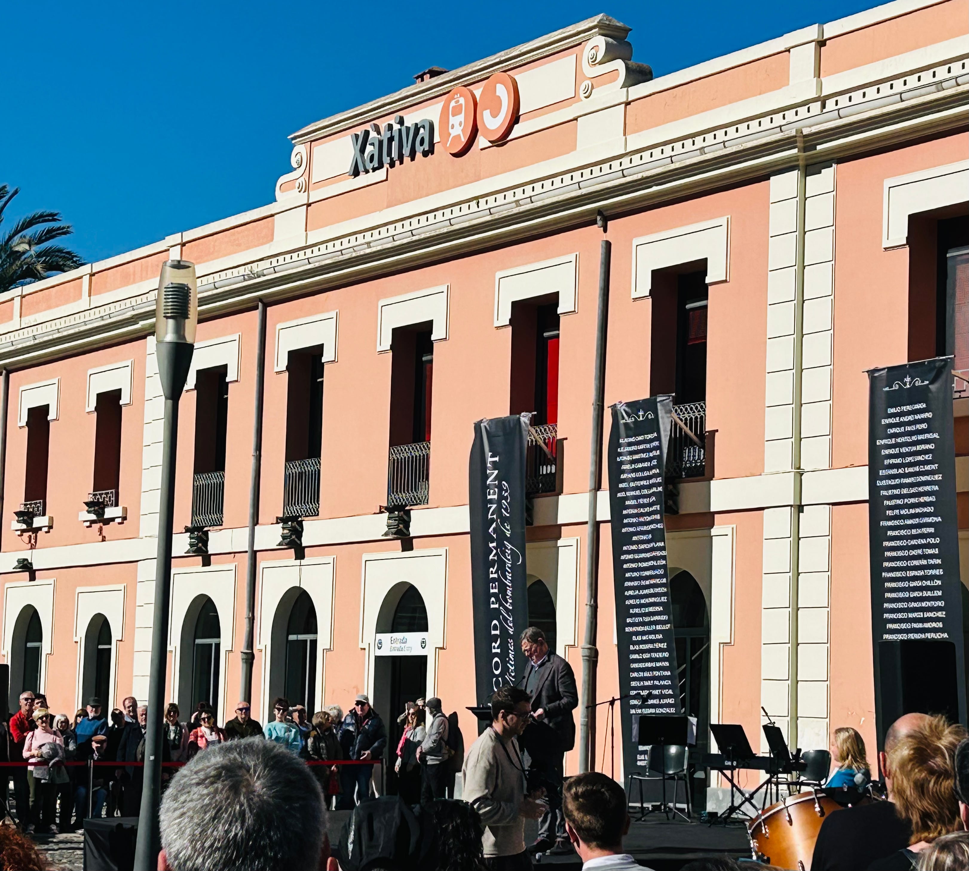 Discurso de Ximo Puig en Xàtiva. Fuente: Radio Xàtiva Cadena SER