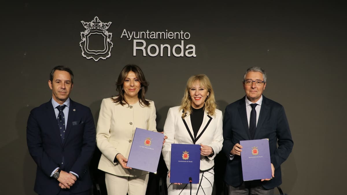 La Junta de Andalucía cede parte del antiguo hospital al Ayuntamiento de Ronda para la Facultad de Ciencias de la Salud