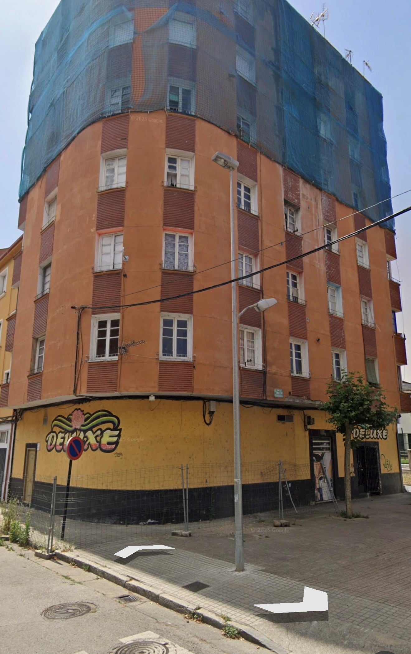Edificio afectado
