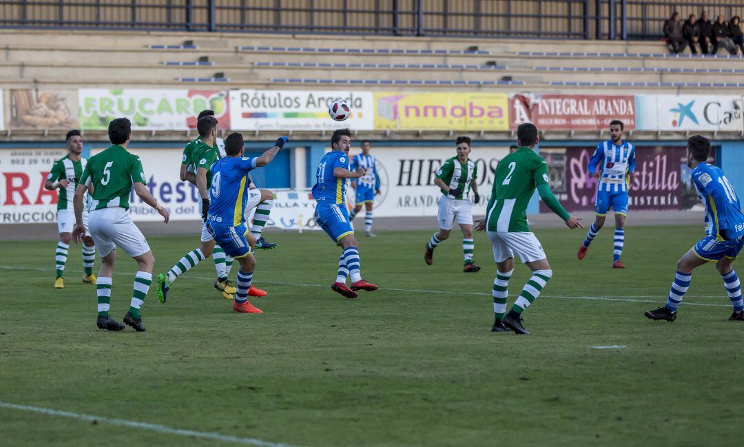 Imagen del encuentro de ida donde los ribereños se impusiero 7-0.