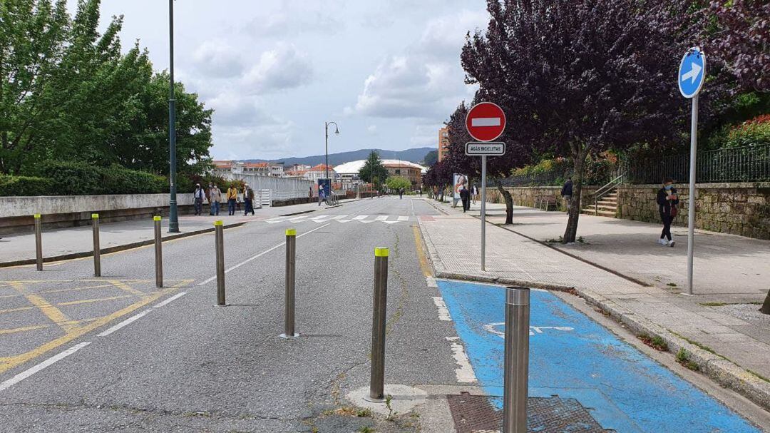 Calle Reina Victoria, ahora peatonal y posible ubicación del mercadillo