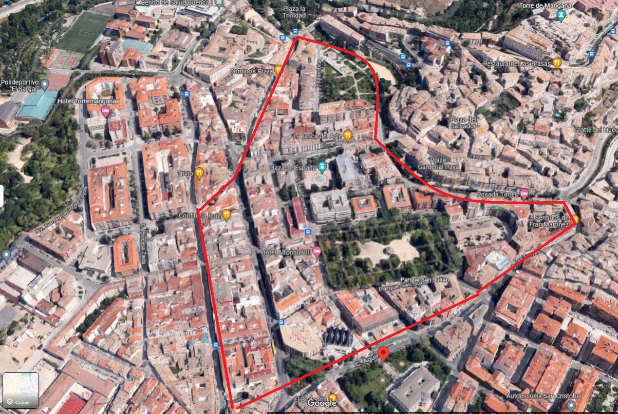 La Zona de Bajas Emisiones de Cuenca comprenderá parte del centro de la ciudad