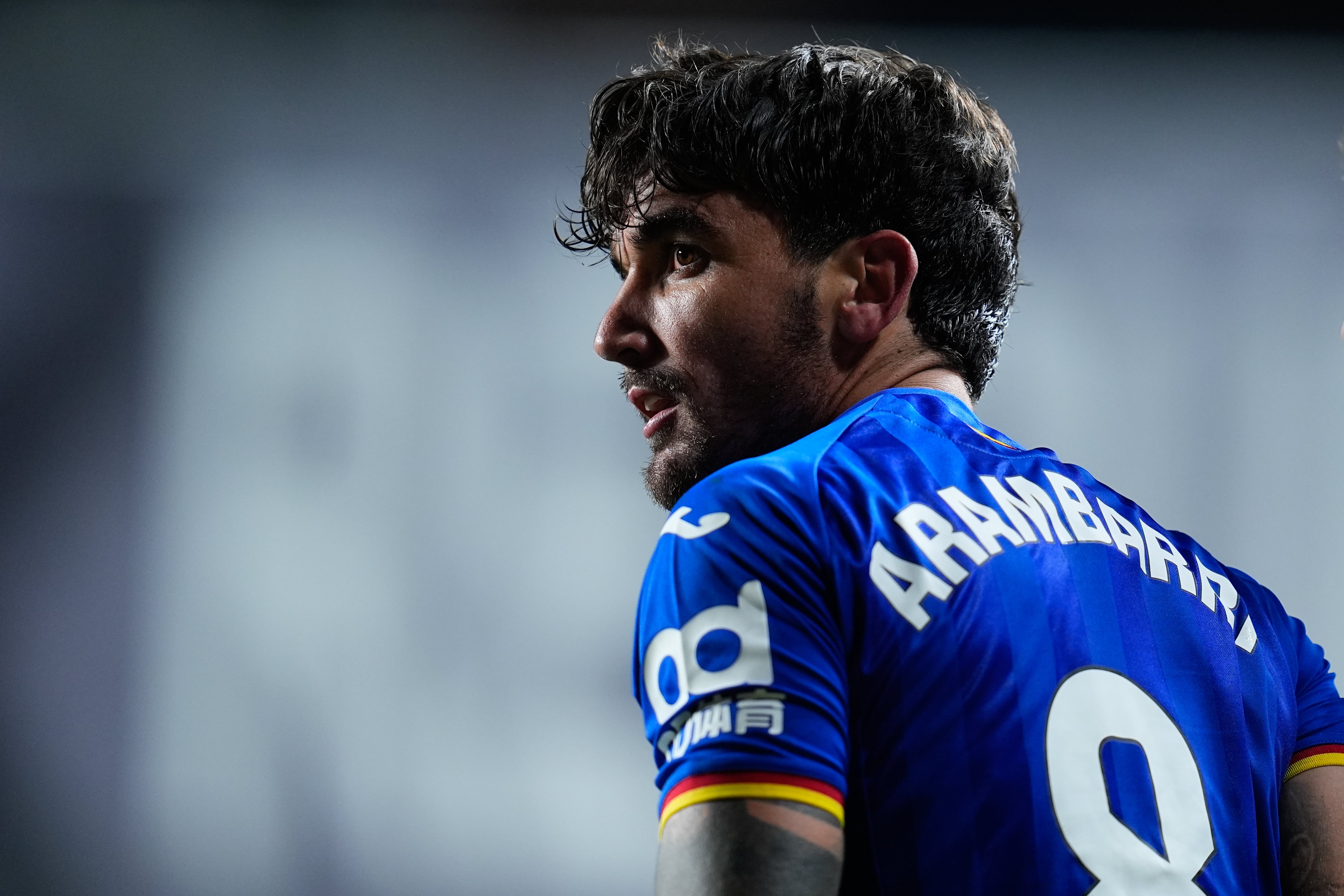 Mauro Arambarri durante el partido frente al Rayo Vallecano