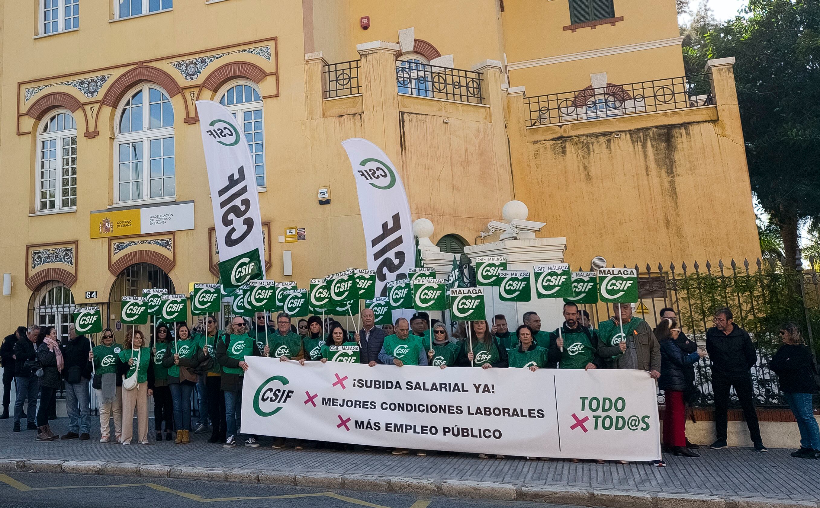 Momento de la protesta
