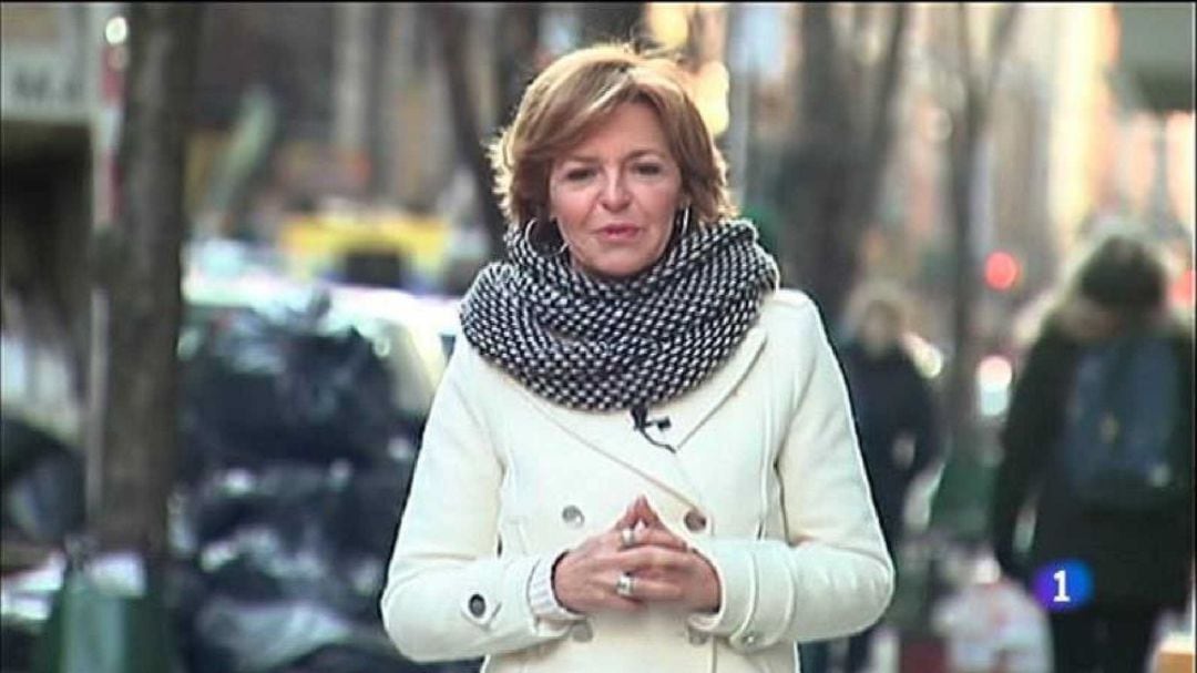 Almudena Ariza informando desde Nueva York