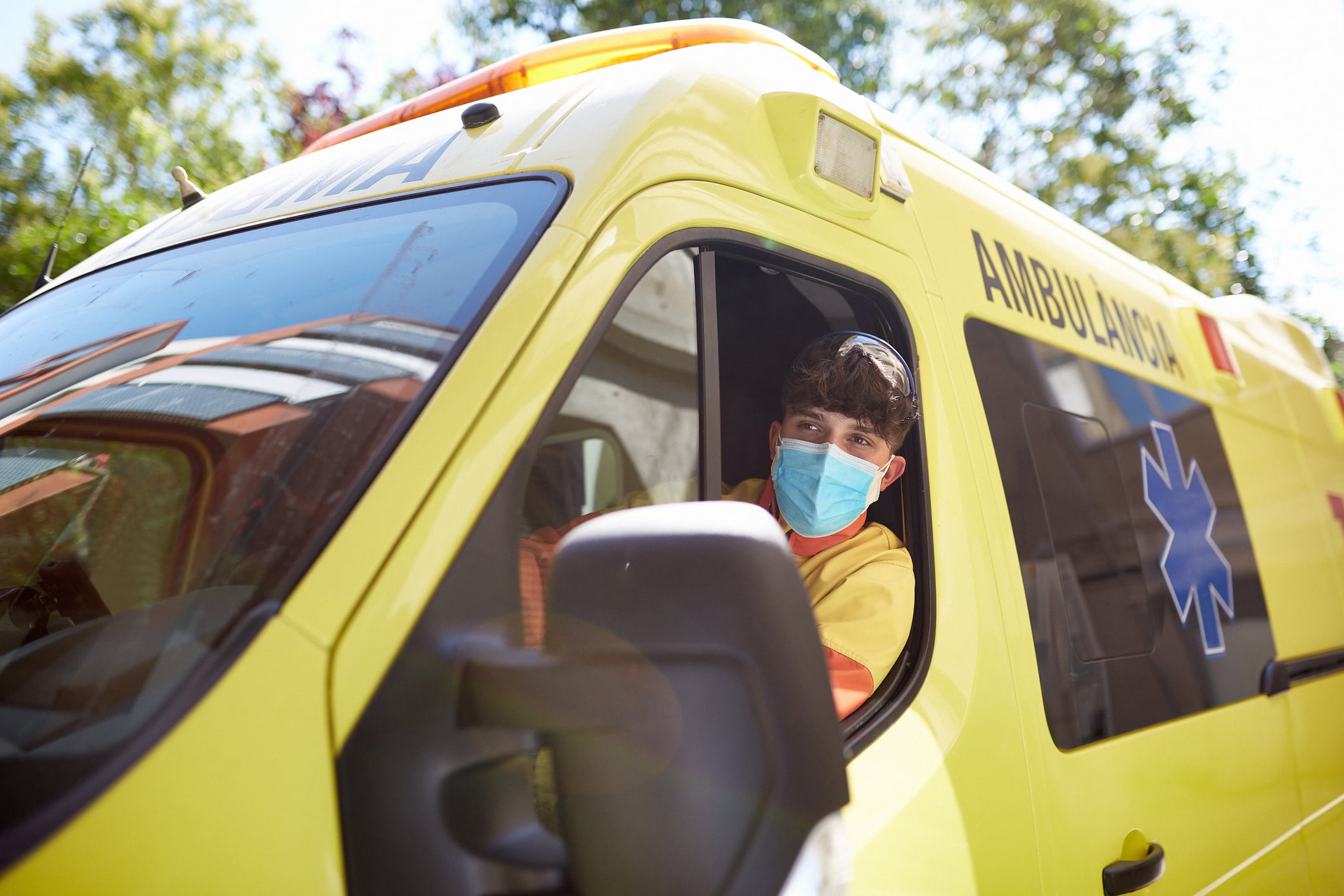 Imagen de archivo de una ambulancia
