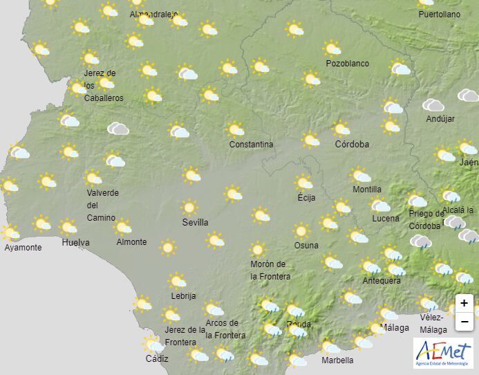 La previsión del tiempo en Sevilla para el jueves, 5 de mayo