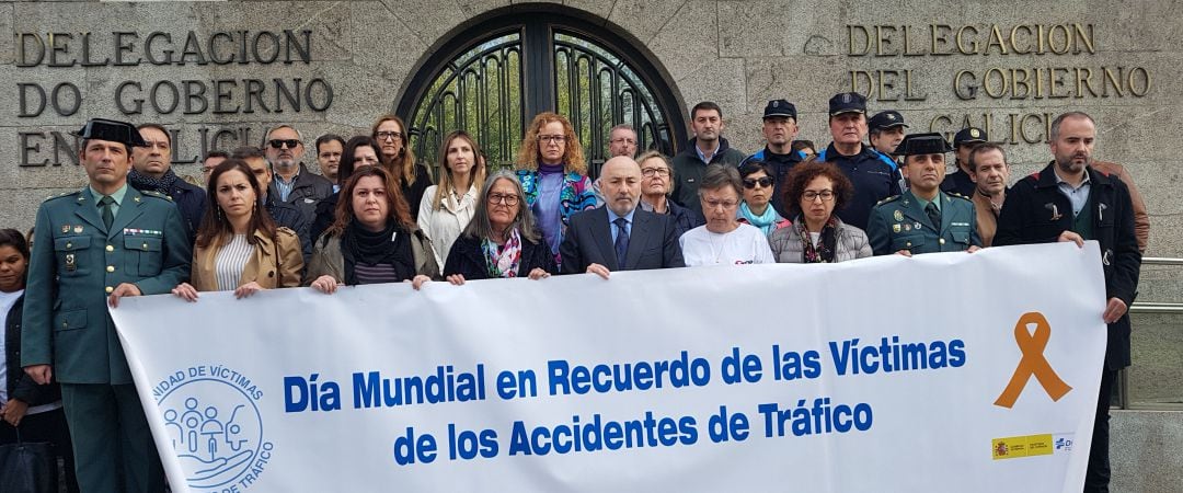 La Delegación del Gobierno ha homenajeado esta mañana a las víctimas de los accidentes de tráfico