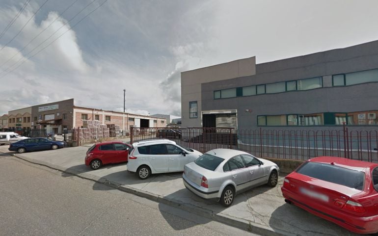 Instalaciones de la antigua Sadecor en la calle Francia del Polígono Industrial de Palencia