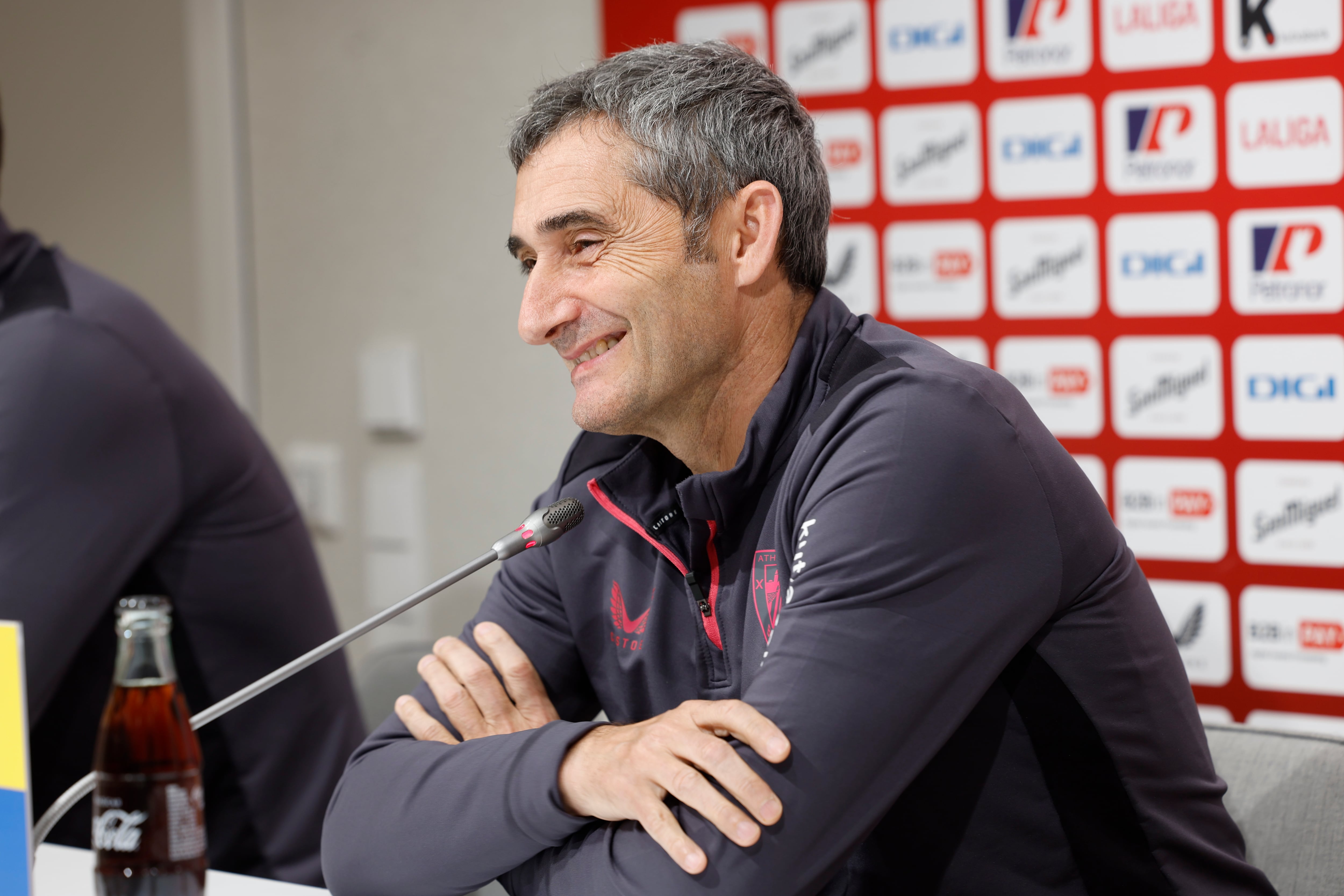 El entrenador del Athletic de Bilbao, Ernesto Valverde, ofreció este martes una rueda de prensa previa al partido liguero del miércoles ante el Celta en Balaídos.