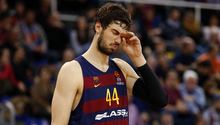 Ante Tomic, en un encuentro europeo con el Barcelona