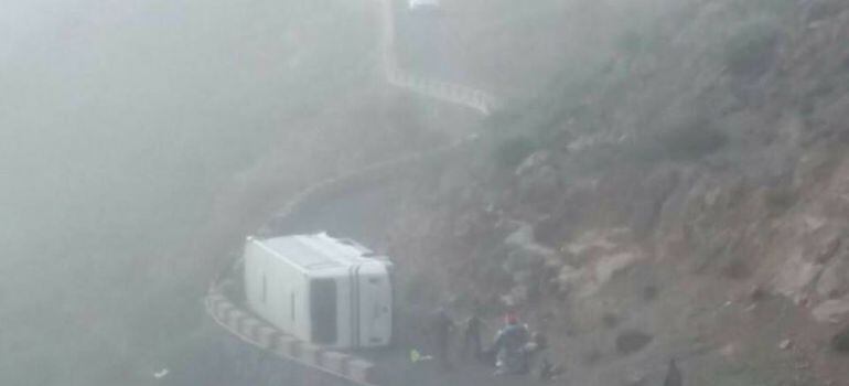 Accidente en La Gomera