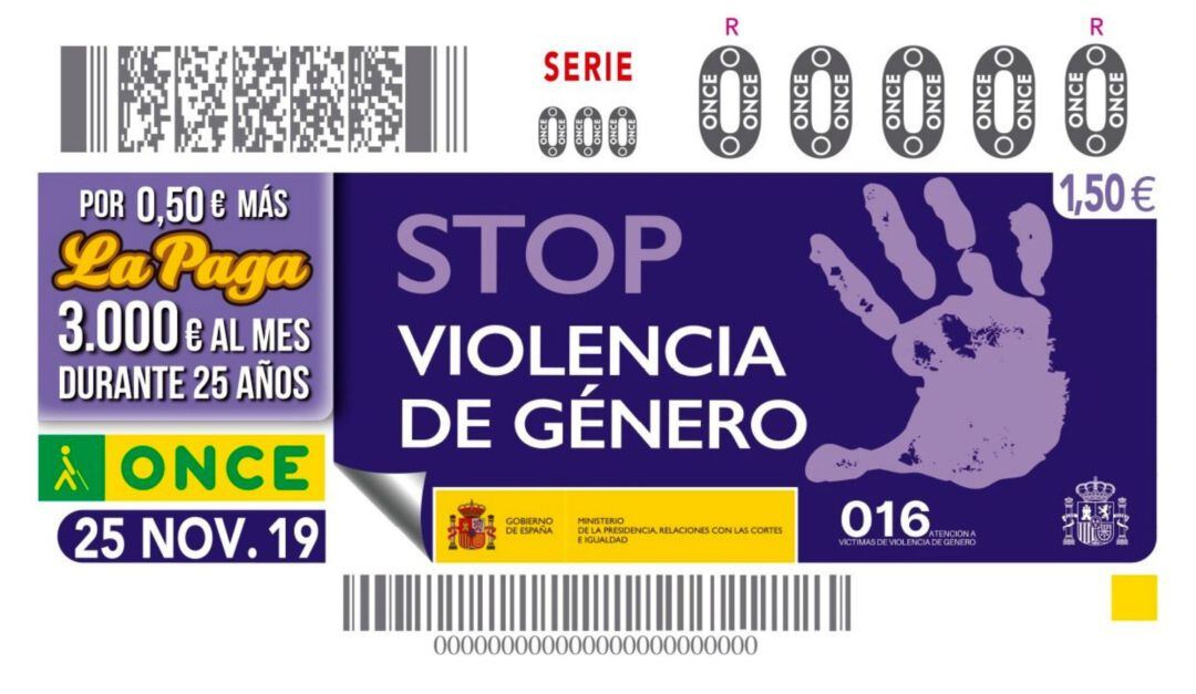 El cupón de la ONCE contra la violencia de género reparte 350.000 euros entre diez vecinos de Jerez