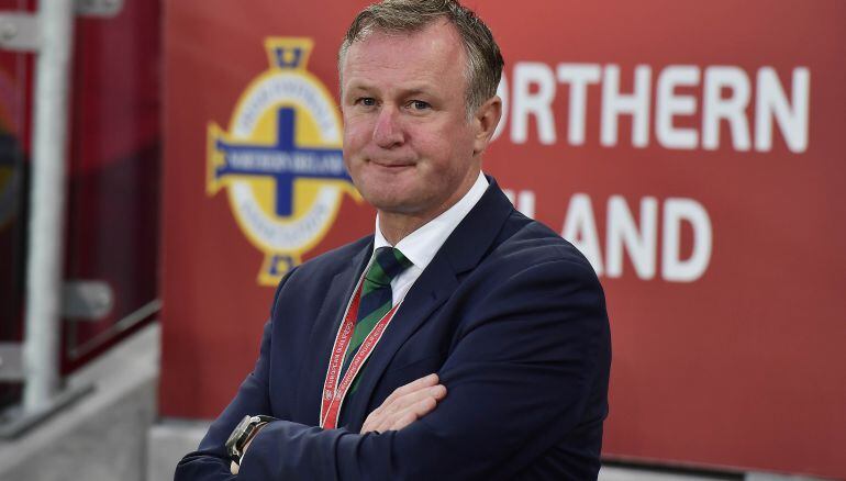 El seleccionador de Irlanda del Norte Michael O&#039;Neill.