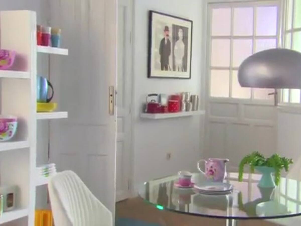 Una casa estilo retro chic