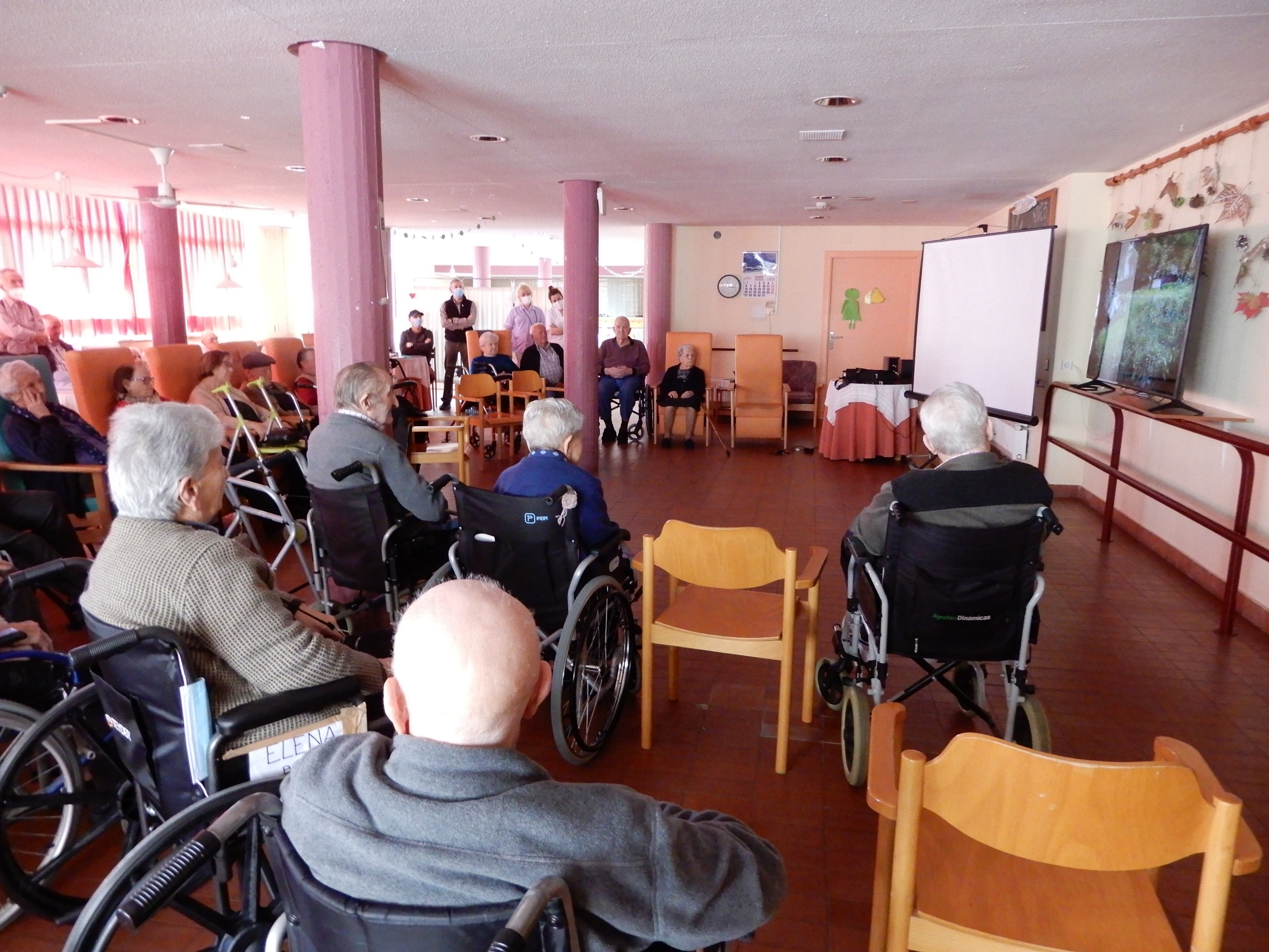 Sesión celebrada el año pasado en la residencia La Solana