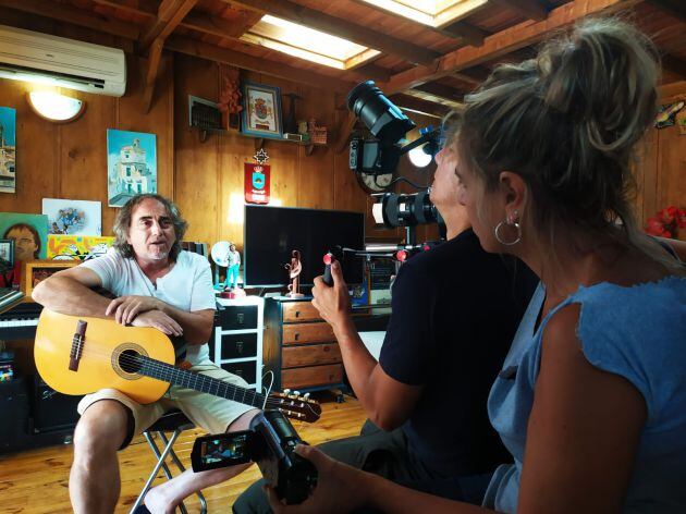 Escena del rodaje del documental &#039;El que la lleva, la entiende&#039;