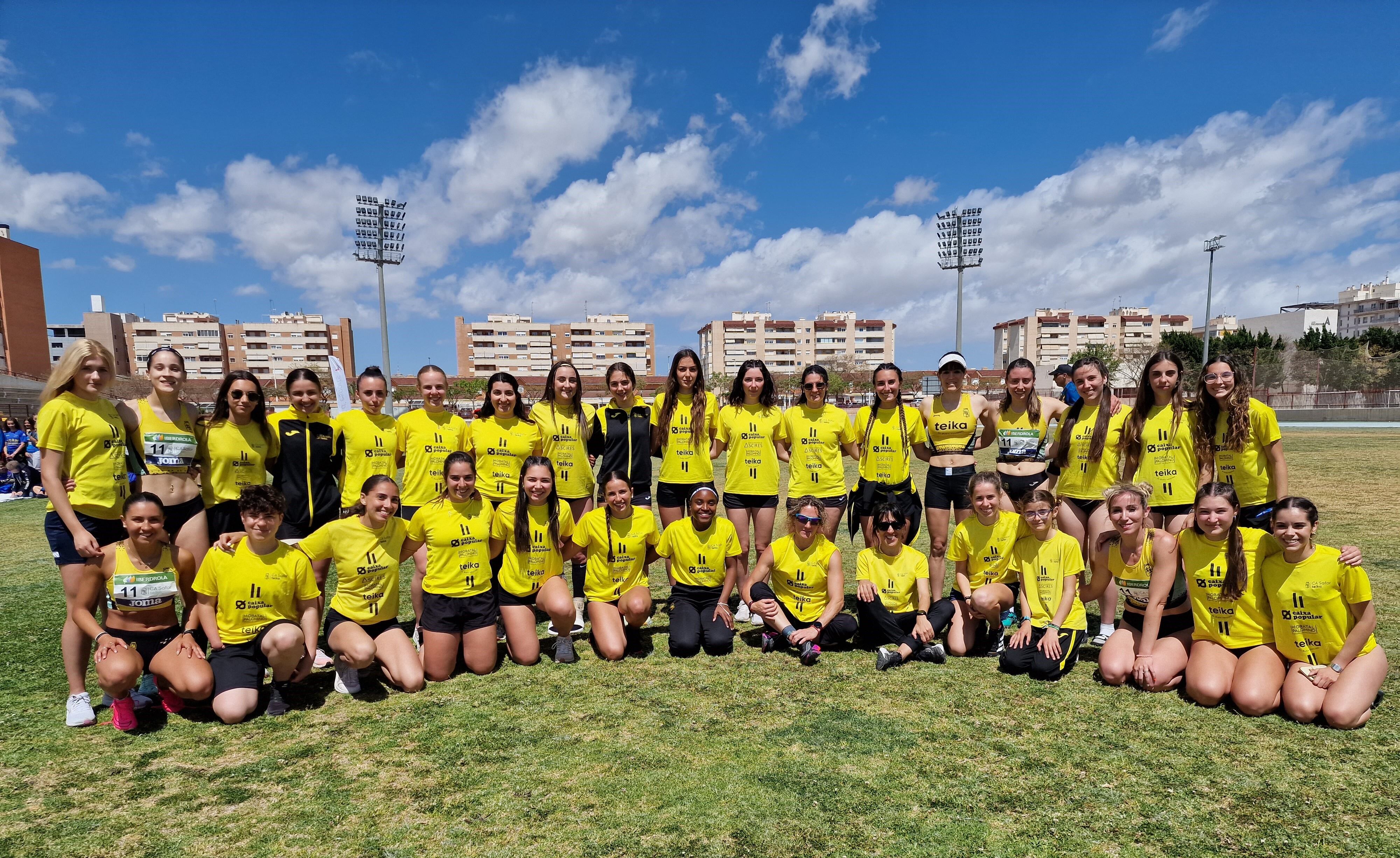 Equipo femenino el domingo en Elche